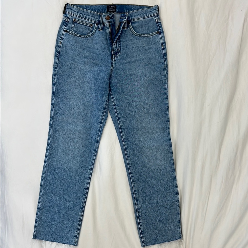 J. Crew Blue Straight Leg Jeans Timeless Style